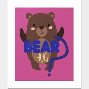 Bear Hug Posters and Art